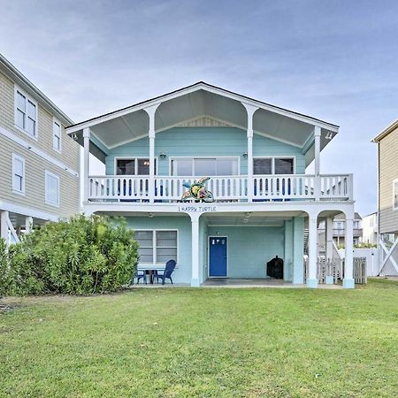 Pet-Friendly Second Row House Steps To Beach! Holden Beach Exterior photo