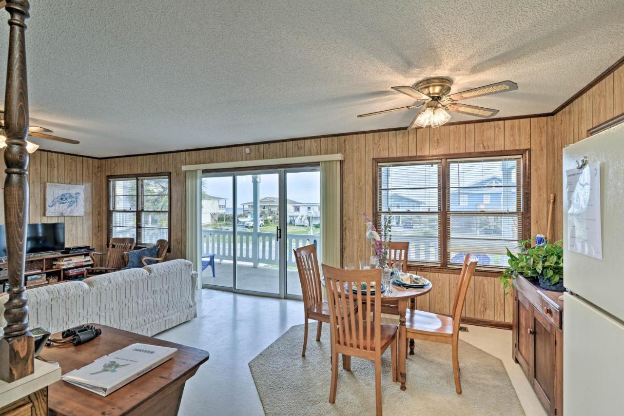 Pet-Friendly Second Row House Steps To Beach! Holden Beach Exterior photo