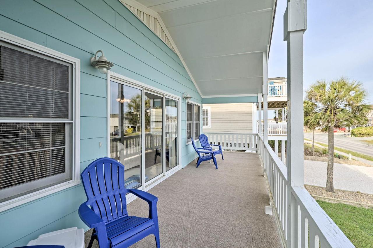 Pet-Friendly Second Row House Steps To Beach! Holden Beach Exterior photo